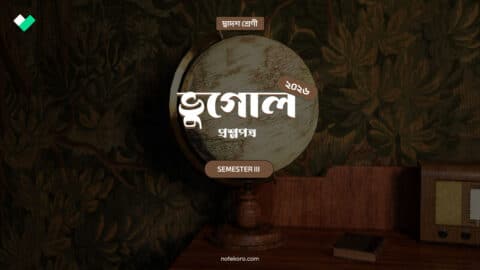 Class 12 Semester 3 Geography Question Paper with Solution PDF 2025-26